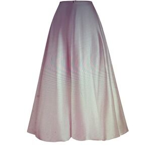 Revolve and Anthro Lovers High Waisted Pink Satin Flowy Midi Slip Skirt Size XL